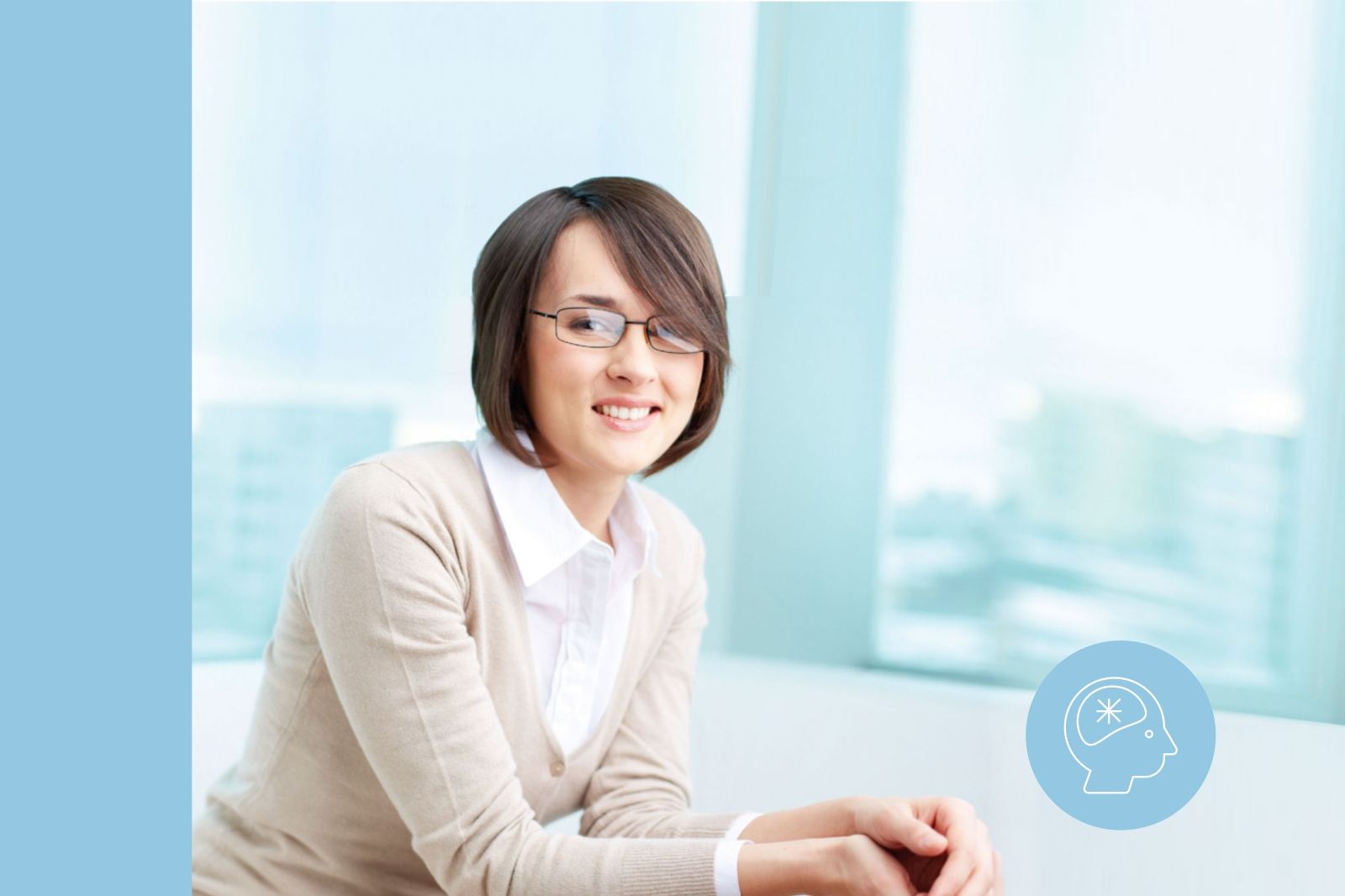 Psicóloga posando a…