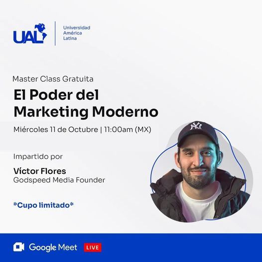 Sé parte de nuestra Master Class gratuita de Marketing